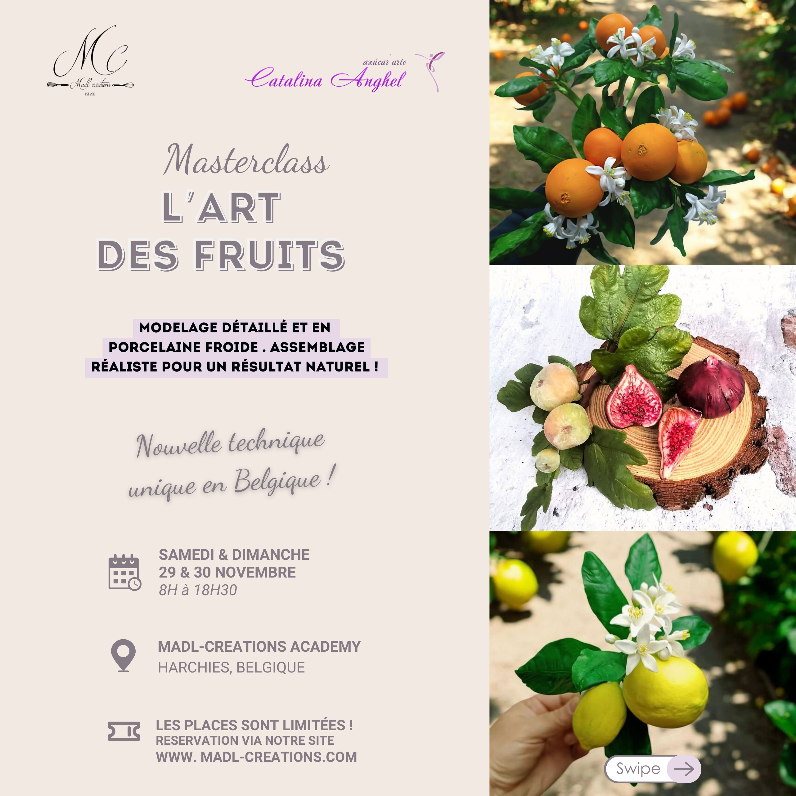 Copie de Promotion Visuels MASTERCLASSES-WORKSHOPS (1080 x 1350 px) (Publication Instagram)